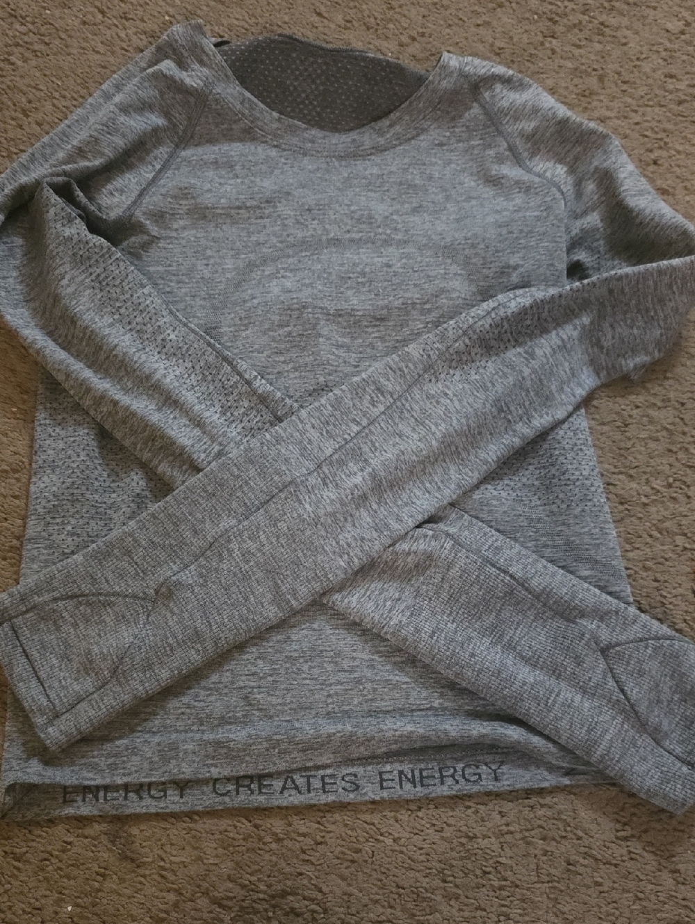 lululemon athletica Women's Long Sleeve Top - Heather Gray